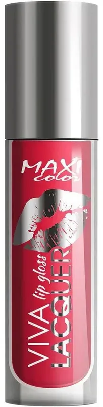 Помада для губ MAXI Color Viva Lacquer Lip Gloss рідка глянцева відтінок