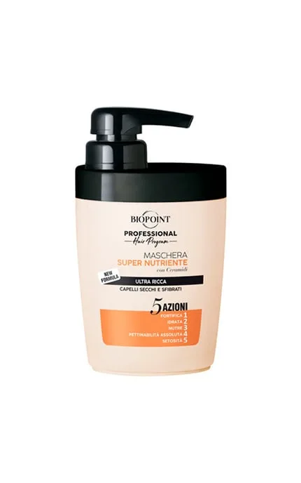 Маска BIOPOINT Ultra Nourishing суперживильна для пошкодженного і сухого волосся 300 ml