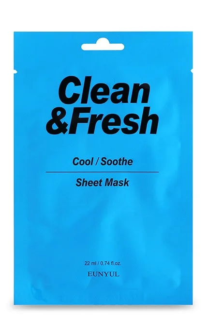 Маска для обличчя Eunyul Clean&Fresh Cool/Soothe 22 мл