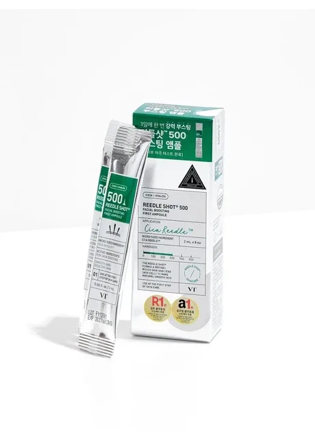 Набір бустерних сироваток Reedle Shot 500 Facial Boosting First Ampoule з мікроголками концентрація 500 6 шт VT Cosmetics (381052719)