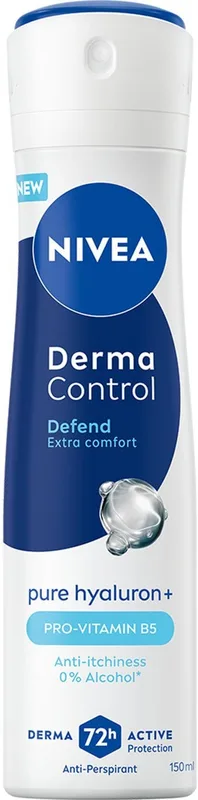 Антиперспірант NIVEA дерма контроль захист та екстракомфорт спрей 150 мл
