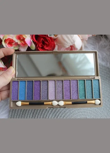 Набір тіней для повік 12 відтінків Romantic Collection № 06 No Brand (308249817)
