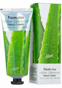 Крем для рук з алое вера FarmStay Visible Difference Aloe Vera Hand Cream