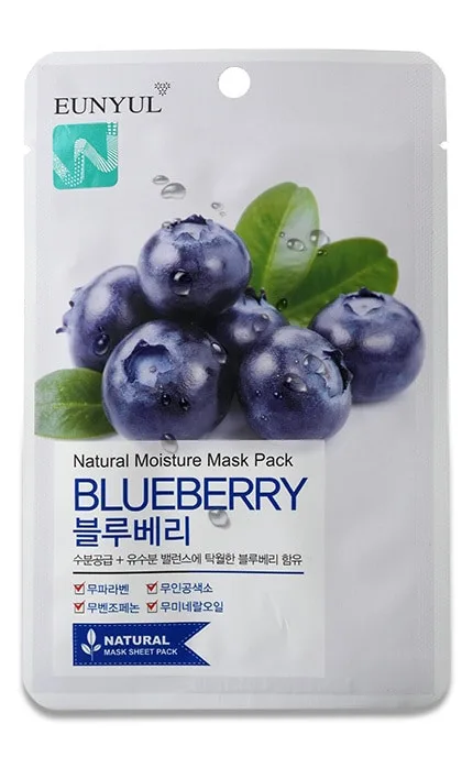 Маска для обличчя Eunyul Daily Black Blueberry, 22 r
