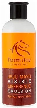 Емульсія для обличчя з кінським маслом FarmStay Visible Difference Horse Oil Moisture Emulsion