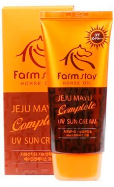 Сонцезахисний крем з кінським маслом з SPF 50+