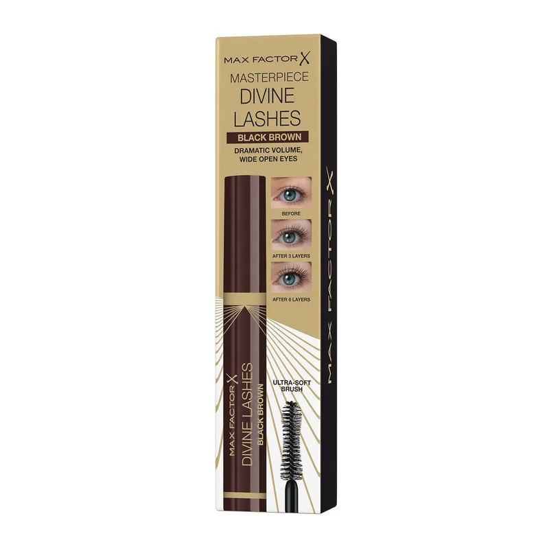Туш для вій Max Factor MASTERPIECE DIVINE LASHES 02 Black-Brown, 8 мл