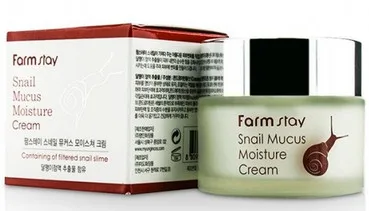 Зволожуючий крем з екстрактом равлика FarmStay Snail Mucus Moisture Cream