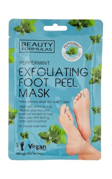 Маска для ніг Beauty Formulas Exfoliating Foot Peel Mask відлущувальна Peppermint 1 пара
