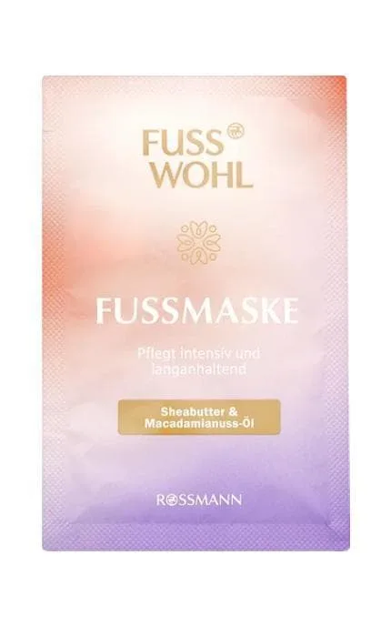 Маска для ніг Fusswohl Foot Care Mask: Shea Butter&Macadamia Oil 15 мл
