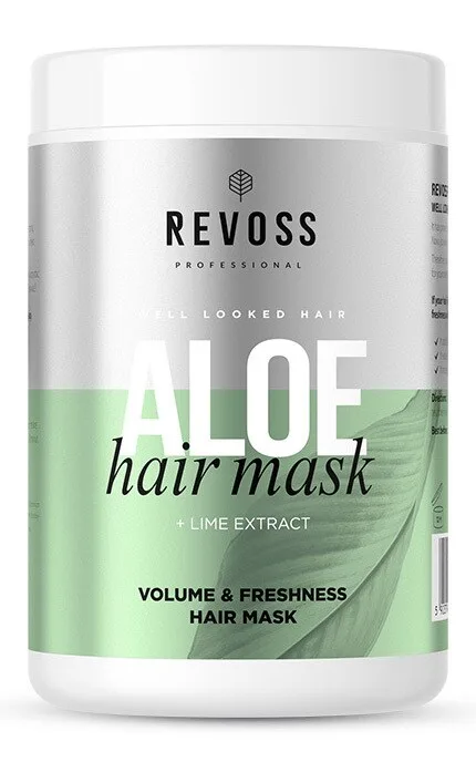 Маска для об'єму волосся Revoss Professional Aloe Hair Mask 900 мл