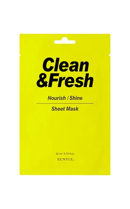 Маска для обличчя Clean&Fresh Nourish&Shine 22 мл