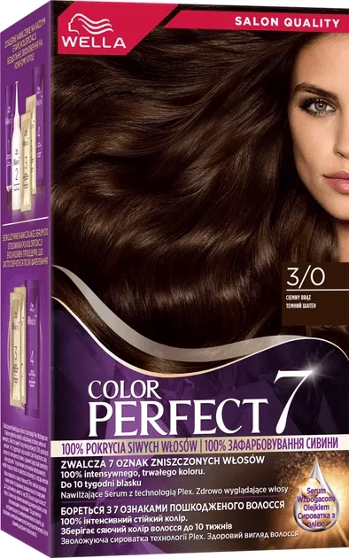 Крем-фарба для волосся WELLA Color Perfect 3/0 Темний шатен
