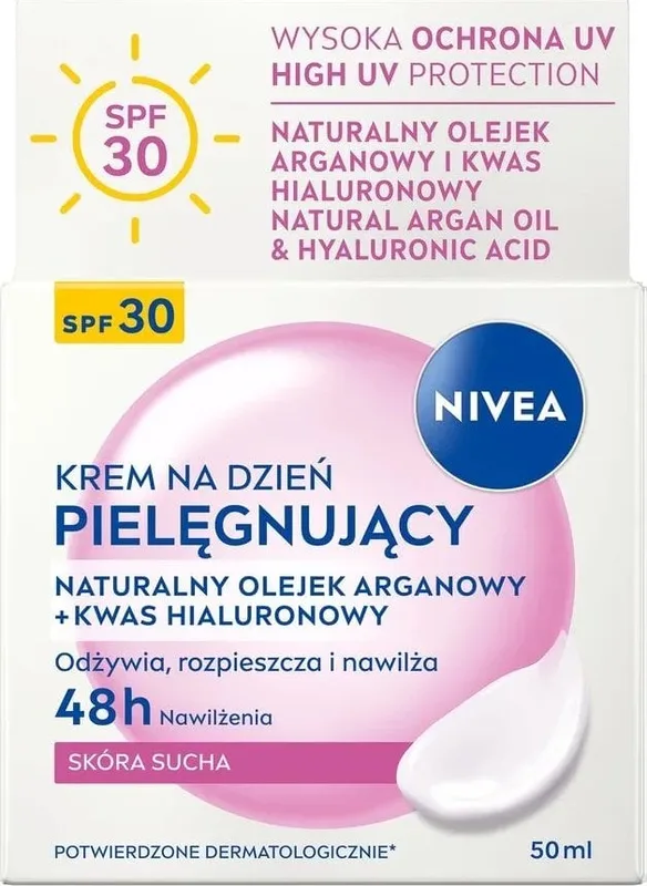 Крем для обличчя Nivea денний живильний SPF30 для сухої шкіри 50 мл