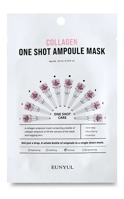 Маска для обличчя Eunyul One Shot Ampoule Collagen 22 мл