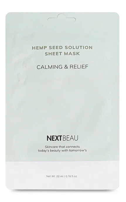 Маска для обличчя Nextbeau Hemp seed 22 мл