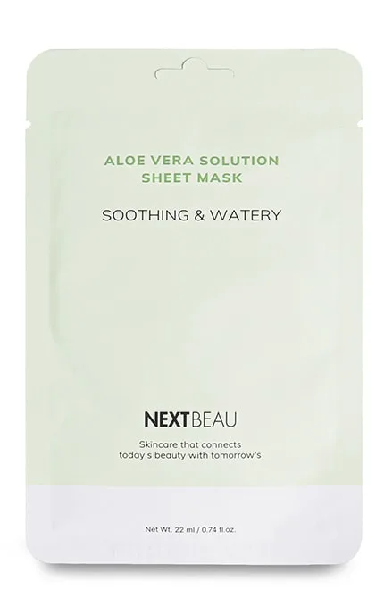 Маска для обличчя Nextbeau Soothing&Watery Aloe Vera Solution 22 мл