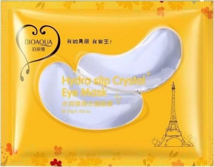 Патчі під очі BIOAQUA прозорі гідрогелеві Hydra Slip Crystal Eye Mask, 7.5 г