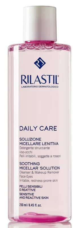 Вода Rilastil (Ріластіл) Daily Care очищає міцелярна для чутливої і делікатної шкіри обличчя і очей 250 мл