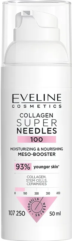 Зволожувальний мезо-бустер для обличчя Eveline Cosmetics Collagen Super Needles 100, 50 мл