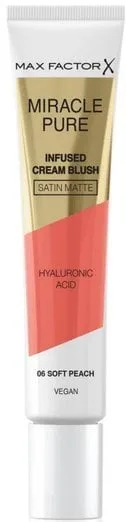 Рум’яна для обличчя MAX FACTOR MIRACLE PURE 06 Soft Peach 15 мл