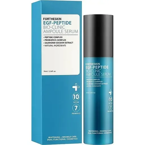 Сироватка для обличчя Fortheskin EGF-Peptide Bio-Clinic Ampoule Serum, 70 мл