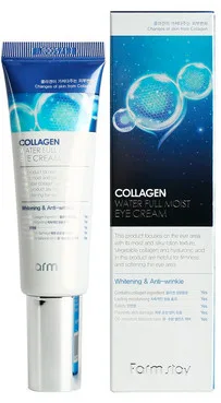 Зволожуючий крем для очей з колагеном FarmStay Collagen Water Full Moist Eye Cream