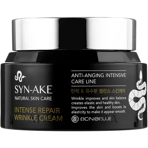 Крем для обличчя Bonibelle Syn-Ake Intense Repair Wrinkle Cream Зміїний Пептид, 80 мл