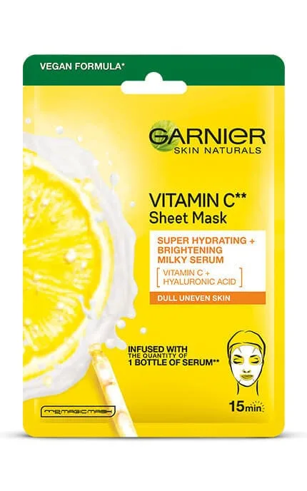 Маска для обличчя тканинна Garnier Skin Naturals Vitamin C 28 г