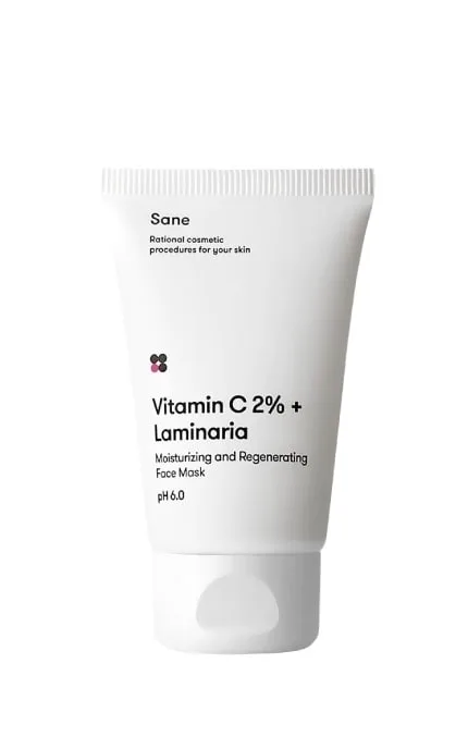 Маска для обличчя Sane Vitamin C 2% Laminaria, зволожуюча 40 мл