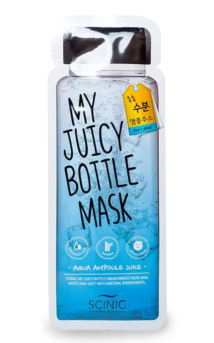 Маска для обличчя Scinic My Juicy Bottle Mask Aqua Ampoule Зволоження 1 шт