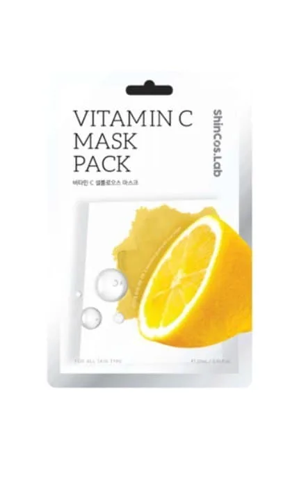 Маска для обличчя Shincos.Lab Cellulose Mask Pack Vitamin C 27 мл