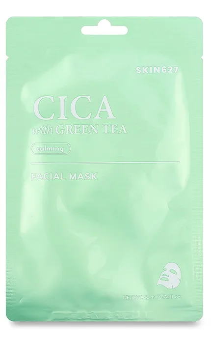 Маска для обличчя Skin627 Cica with Green Tea 22 мл