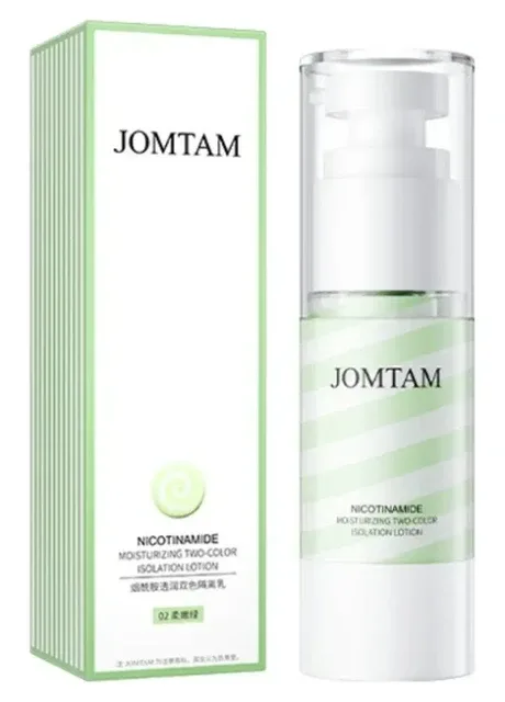 База під макіяж з екстрактом нікотинаміду Nicotinamide Moisturizing Two-color Isolation Lotion (Green), 35 мл Jomtam (299664644)
