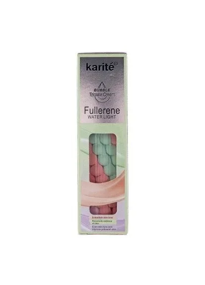 Вирівнююча база під макіяж з фулереном Fullerene Water Light Bubble Tricolor Cream 40 ml No Brand (347324942)