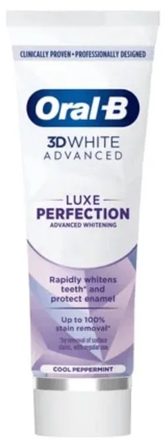 Зубна паста ORAL-B 3D White Advanced Luxe Perfection Досконале відбілювання 75 мл