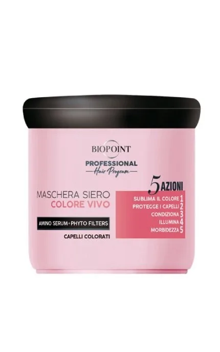 Маска для фарбованого волосся Biopoint Professional Color Reviving Hair Mask Живлення та захист кольору 400 мл