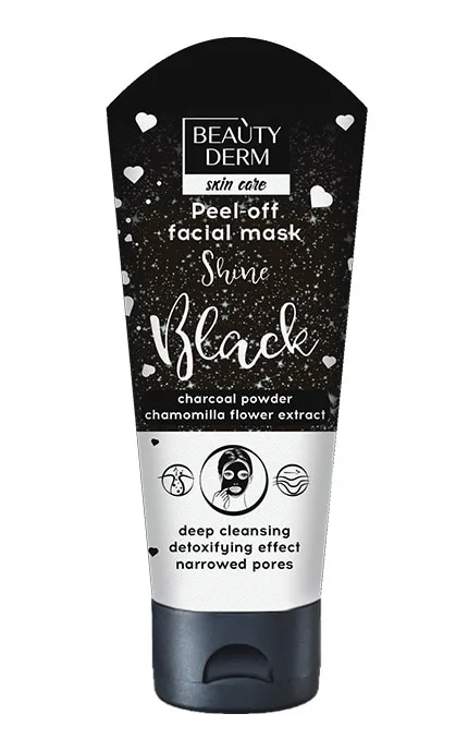 Маска-плівка для обличчя Beautyderm Black 75 мл