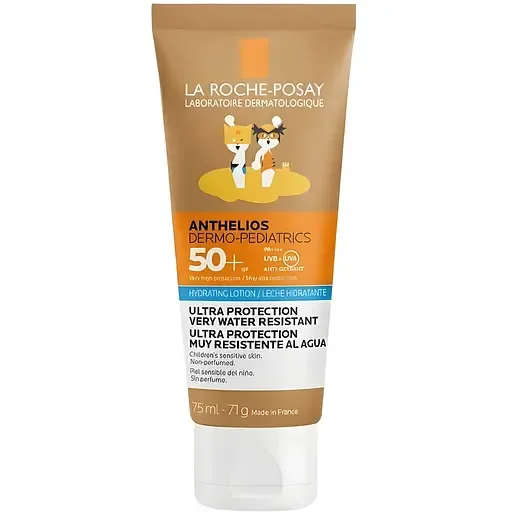 Сонцезахисне молочко для чутливої шкіри La Roche-Posay Anthelios Dermo Pediatrics Baby Lotion SPF50+ дуже високий ступінь захисту