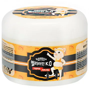 Антицелюлітний масажний крем з підтягуючим ефектом Elizavecca Milky Piggy Belly Line K.O Double Action P.P Cream