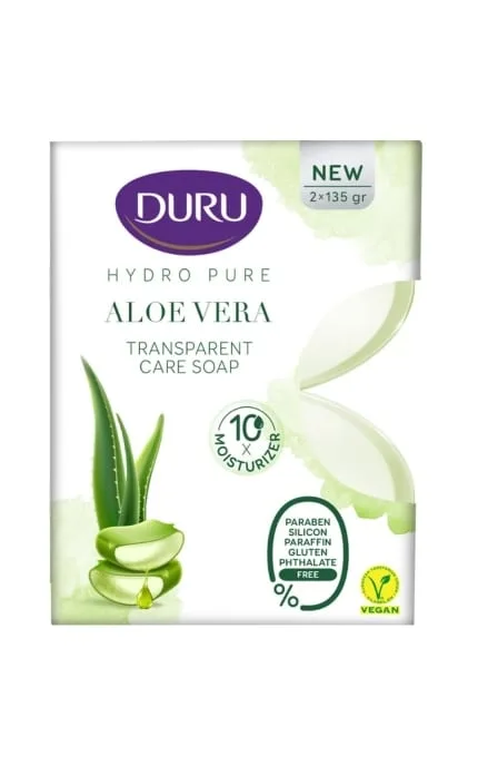 Мило косметичне з екстрактом алое вера Hydro pure Duru 2х135 г
