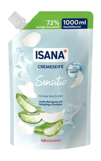 Мило рідке Isana Cremeseife sensitiv 1000 мл