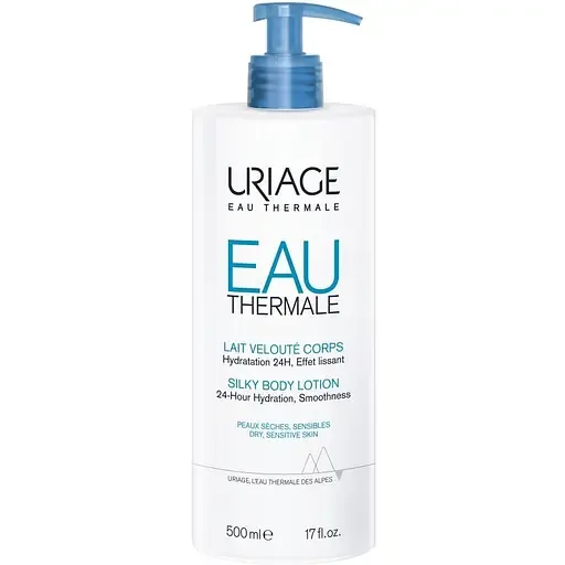 Шовковисте молочко для тіла Uriage Eau Thermale для сухої та чутливої шкіри 500 мл