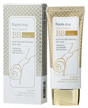BB-крем FarmStay Snail Repair BB Cream SPF50+ PA+++