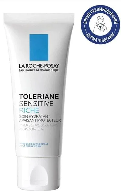 Крем для обличчя La Roche-Posay Toleriane для захисту і заспокоєння сухої чутливої шкіри 40 мл