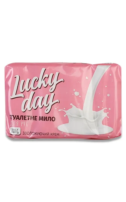 Мило туалетне Lucky Day Зволожуючий крем тверде 280 г