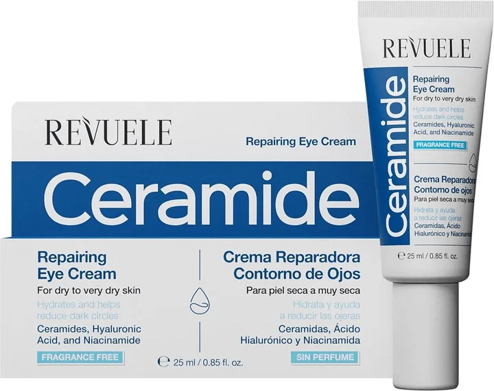 Крем під очі Revuele відновлюючий з керамідами Ceramide, 25мл