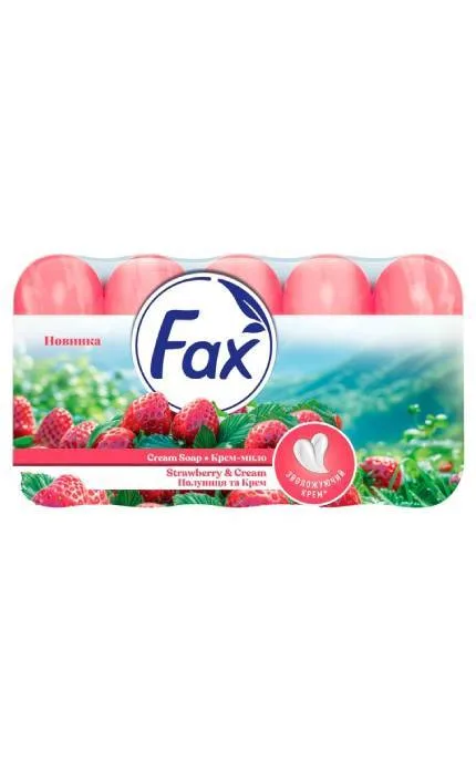 Мило тверде Fax Полуниця та крем 350 г
