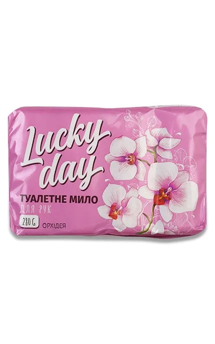 Мило туалетне Lucky Day Орхідея тверде 280 г