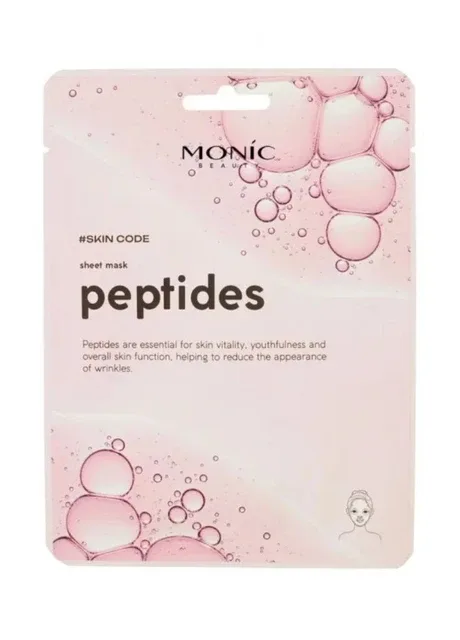 Тканинна маска #Skin Code Sheet mask Peptides, 25 мл Monic Beauty (317242093)
